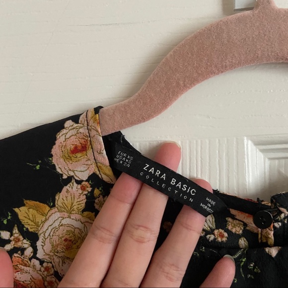 Zara Floral Jumpsuit Dress - Picture 3 of 7